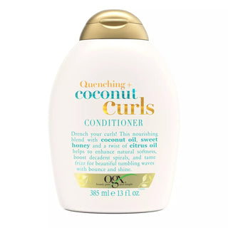 OGX Quenching+ Coconut Curls Conditioner with Coconut Oil, Citrus Oil & Honey - 13 fl oz - Beautylicious Canada