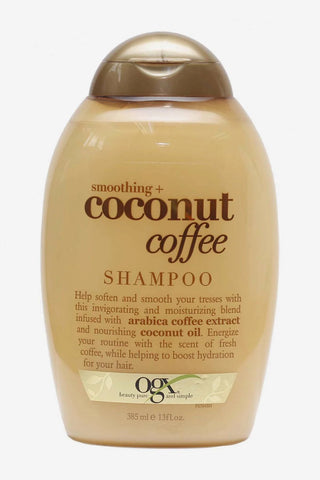 OGX SMOOTHING COCONUT COFFE SHAMPOO 13OZ - Beautylicious Canada
