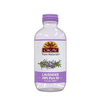 OKAY PURE NATURALS LAVENDER 100% PURE OIL 1OZ - Beautylicious Canada