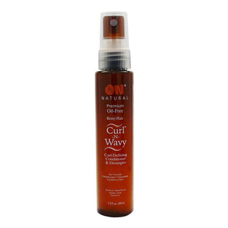 ON NATURAL Curl & Wavy Argan Conditioner & Detangler 2OZ - Beautylicious Canada
