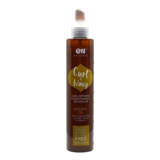 ON NATURAL Curl & Wavy Argan Conditioner & Detangler 8OZ - Beautylicious Canada