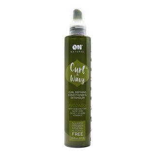 ON NATURAL Curl & Wavy Avocado Conditioner & Detangler 8OZ - Beautylicious Canada