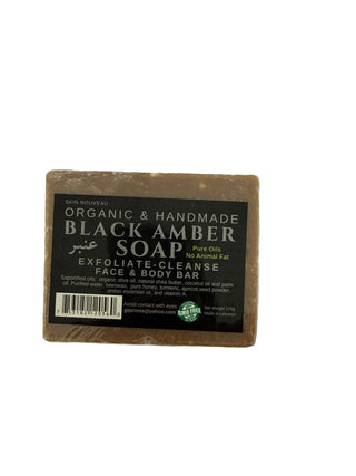 ORGANIC & HANDMADE BLACK AMBER SOAP 6.1OZ - Beautylicious Canada