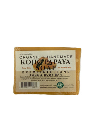 ORGANIC & HANDMADE KOJIC PAPAYA SOAP 6.1OZ - Beautylicious Canada