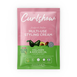 ORS Olive Oil Curlshow Multi - Use Styling Cream Infused with Collagen & Avocado Oil for Strength & Length, Travel Packet 1.75 oz - Beautylicious Canada