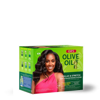 ORS Olive Oil Texlax & Stretch Semi - Straightening System for All Natural Hair Types - Beautylicious Canada