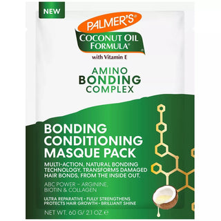 PALMER'S Coconut Oil Formula Amino Bonding Complex Bonding Conditioning Masque Pack 2.1oz - Beautylicious Canada