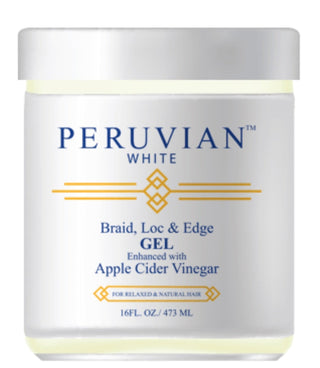 PERUVIAN WHITE BRAID, LOC & EDGE APPLE CIDER VINEGAR 16 OZ - Beautylicious Canada