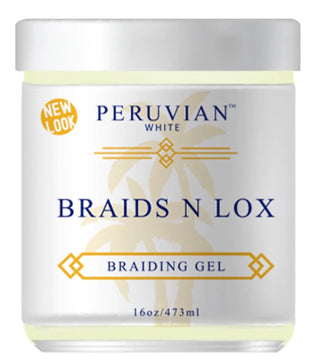 PERUVIANWHITE BRAIDS N LOX GEL 16 OZ - Beautylicious Canada