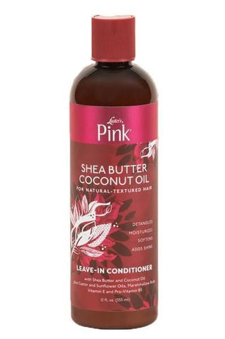PINK Shea Butter Coconut Oil Leave - in Conditioner 12oz - Beautylicious Canada