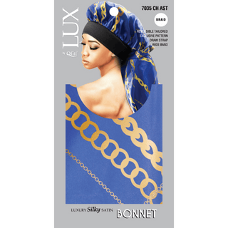 QFITT BRAID LUXURY SILKY SATIN BONNET - PATTERN *7035 - Beautylicious Canada