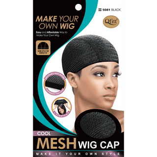 QFITT COOL MESH DOME WIG CAP *5081 BLACK - Beautylicious Canada