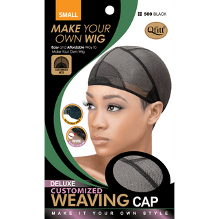 QFITT DELUXE CUSTOM WEAVING CAP *501 BLACK - Beautylicious Canada