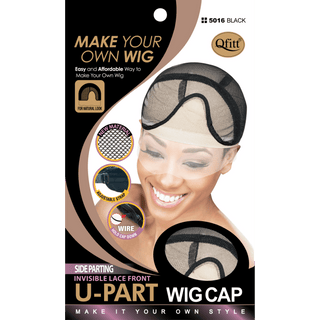QFITT INVISIBLE LACE FRONT U - PART WIG CAP *5016 - Beautylicious Canada