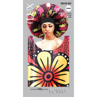 QFITT JUMBO LUXURY SILKY SATIN BONNET - PATTERN *7023 - Beautylicious Canada