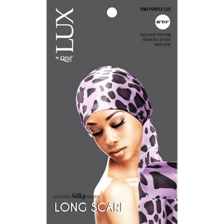 QFITT LUXURY SILKY SATIN LONG SCARF - PATTERN *7084 - Beautylicious Canada
