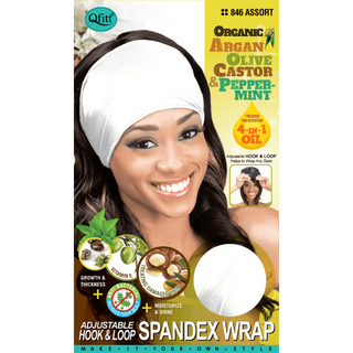 QFITT ORGANIC ADJUSTABLE HOOK & LOOP SPANDEX WRAP *846 - Beautylicious Canada