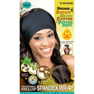 QFITT ORGANIC ADJUSTABLE HOOK & LOOP SPANDEX WRAP *847 - Beautylicious Canada
