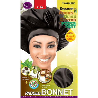 QFITT ORGANIC PADDED BONNET *866 - Beautylicious Canada
