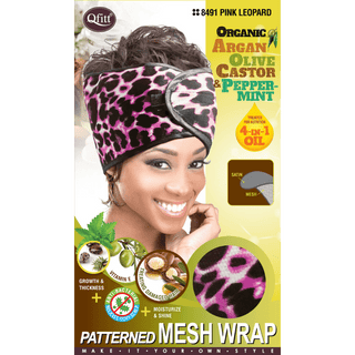 QFITT ORGANIC PATTERNED MESH WRAP *8491 - Beautylicious Canada
