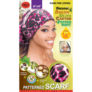 QFITT ORGANIC PATTERNED SCARF *8492 - Beautylicious Canada