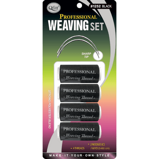 QFITT PROFESSIONAL WEAVING SET - 4PCS *1252 BLACK - Beautylicious Canada