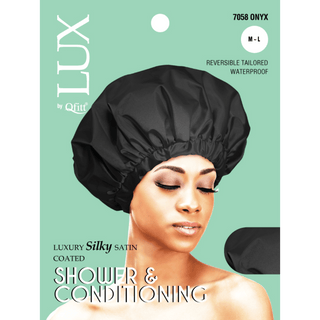QFITT REGULAR LUXURY SILKY SATIN COATED SHOWER & CONDITIONING - SOLID *7058 - Beautylicious Canada