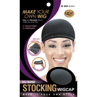 QFITT SILICONE BAND STOCKING WIG CAP *5001 - Beautylicious Canada