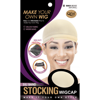 QFITT SILICONE BAND STOCKING WIG CAP *5003 - Beautylicious Canada