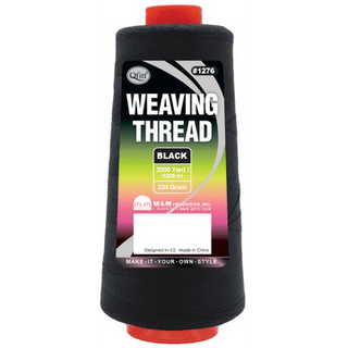 QFITT WEAVING THREAD - BLACK 1828M 1276 - Beautylicious Canada