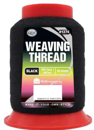 QFITT WEAVING THREAD - BLACK 457M 1274 - Beautylicious Canada