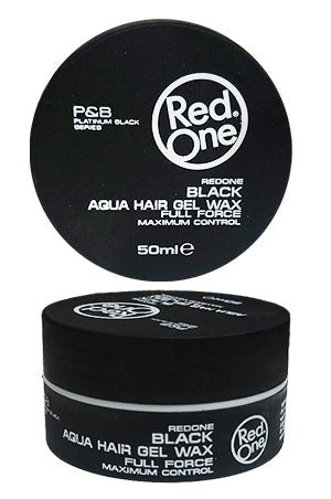RED ONE AQUA HAIR GEL WAX BLACK 1.69 OZ - Beautylicious Canada
