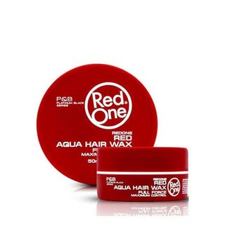 RED ONE AQUA HAIR GEL WAX BLACK 1.69 OZ