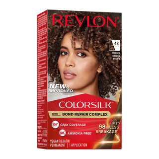 REVLON COLOR SILK MEDIUM GOLDEN BROWN (43) - Beautylicious Canada
