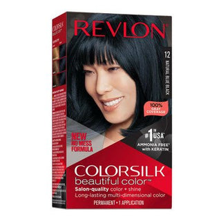 REVLON COLORSILK BEAUTIFUL COLOR - 12 NATURAL BLACK - Beautylicious Canada