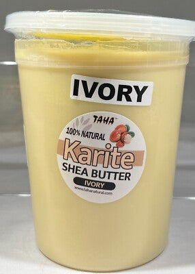 TAHA 100% AFRICAN SHEA BUTTER IVORY 32OZ