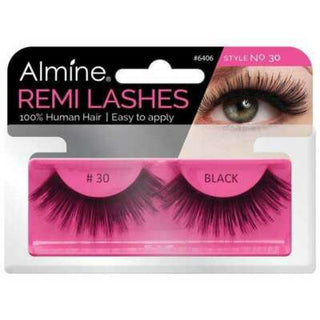 ALMINE BLACK REMI LASHES #6406