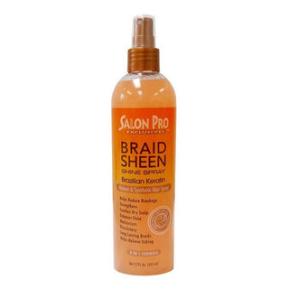 SALON PRO Brazilian Keratin Braid Sheen Spray 12OZ - Beautylicious Canada