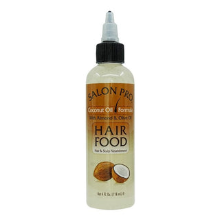 SALON PRO Hair Food Coconut Oil 4OZ - Beautylicious Canada