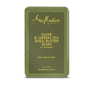 SHEAMOISTURE OLIVE & GREEN TEA SHEA BUTTER BAR SOAP 8OZ - Beautylicious Canada