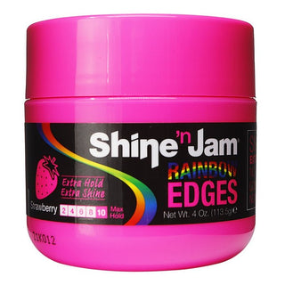 SHINE`N JAM RAINBOW EDGE STRAWBERRY 4OZ - Beautylicious Canada