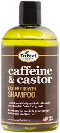 DIFEEL CAFFEINE & CASTOR SHAMPOO 12OZ