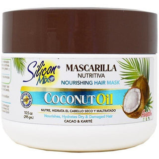 SILICONMIX MASCARILA NUTRITIVA COCONUT OIL HAIR MASK 10.5OZ - Beautylicious Canada