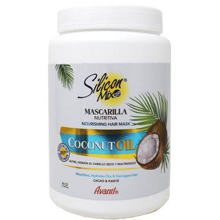 SILICONMIX MASCARILA NUTRITIVA COCONUT OIL HAIR MASK 60 OZ - Beautylicious Canada