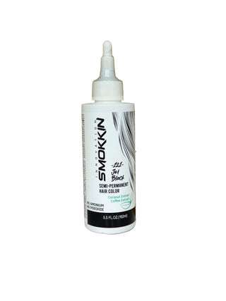 SMOKKIN SEMI - PERMANENT HAIR COLOR 121 JET BLACK 5.5OZ - Beautylicious Canada