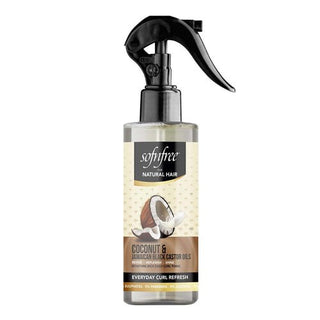 SOFN'FREE Coconut & Jamaican Black Castor Oils Everyday Curl Refresh 8oz - Beautylicious Canada
