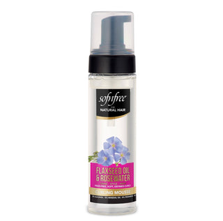 Sofnfree Flaxseed Oil & Rosewater Curling Mousse 6.76 oz - Beautylicious Canada