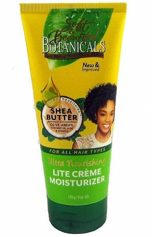 SOFT & BEAUTIFUL Botanicals Shea Butter Lite Cream Moisturizer 6oz - Beautylicious Canada