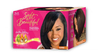 SOFT & BEAUTIFUL No - Lye Conditioning Relaxer KIT Super - Beautylicious Canada