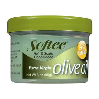 SOFTEE OLIVE OIL HAIR & SCALP CONDITIONER 3OZ - Beautylicious Canada